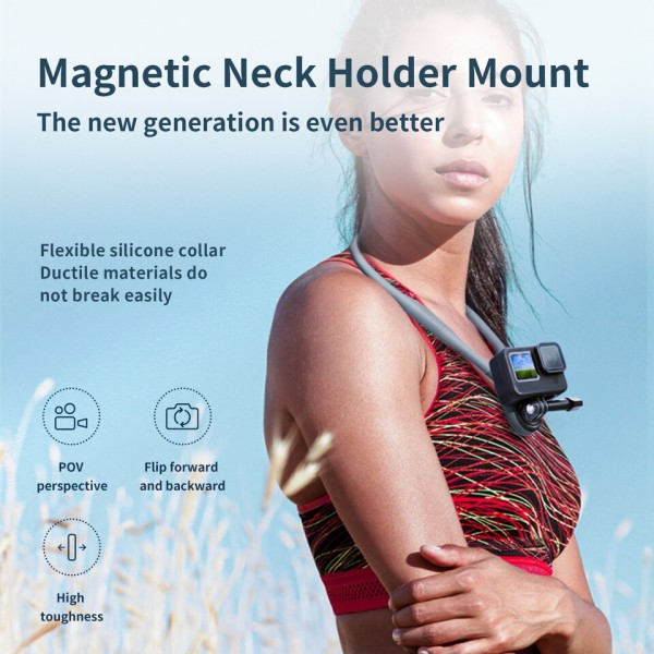 Silikon Nakke Hold Mount for GoPro Hero