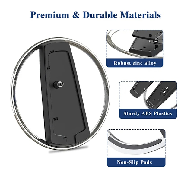 Metall Vertikal Stativ for PS5 Slim Konsoll Bracket Base Stativ