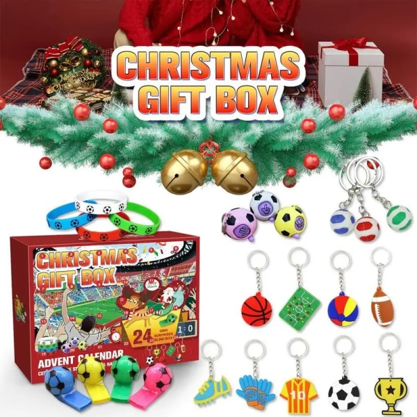 jul advent kalender fotball nett jul nedtelling barn fotball leketøy