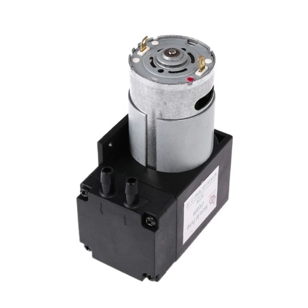12V Mini Vakuum Pump 8L/min Hög Tryck Sug Membran Pumpar med hållare