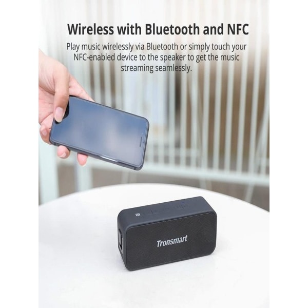T2 Plus kaiutin Bluetooth kaiutin ulkokäyttöinen kannettava kaiutin vedenpitävällä