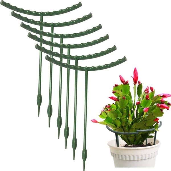 Plast växt stöd hög ställ för blommor växthus arrangemang stav hållare trädgård trädgård bonsai verktyg