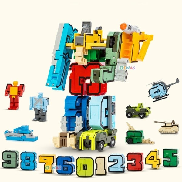 Koulutus Kokoa Robotit Transformaatio Rakennus Blocks Toiminta Kuva