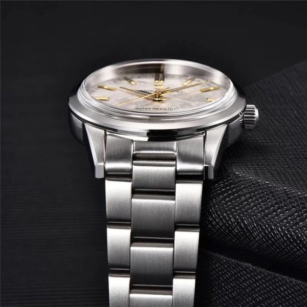 Herr Quartz Klockor TMI VH31 Lyx Business Top Sapphire 316L Rostfritt Stål Klocka