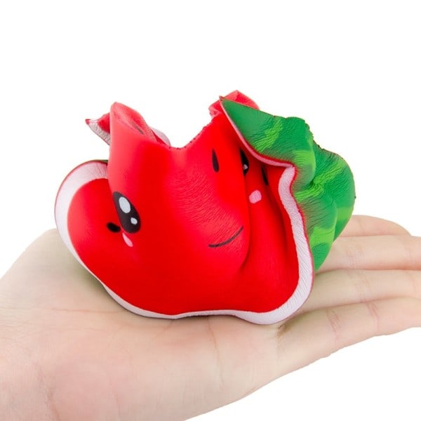 Kawaii Vandmelon Squishy Simuleret Frugt Langsomt Resende Brød Duftende Squeeze Legetøj