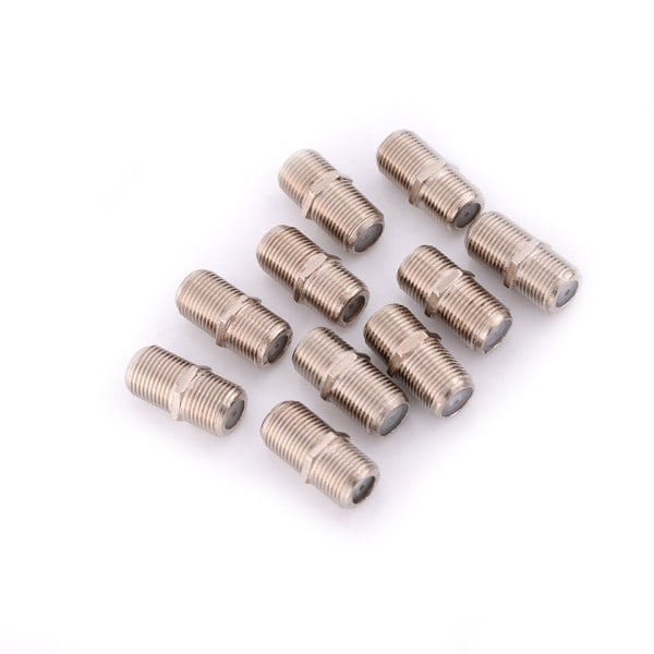 10 st aluminium legering snickare pipor kontakt f plugg koppling adapter