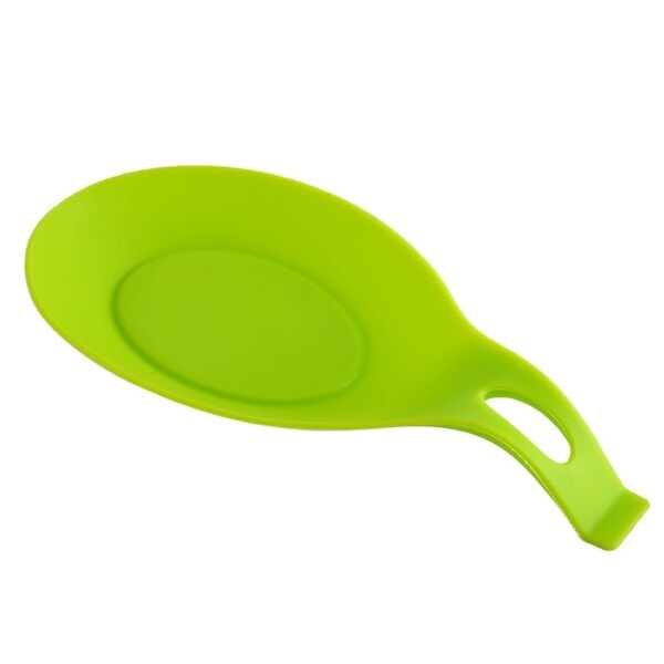 1 STK ske holder silikone varme fast ske rest redskab spatel holder