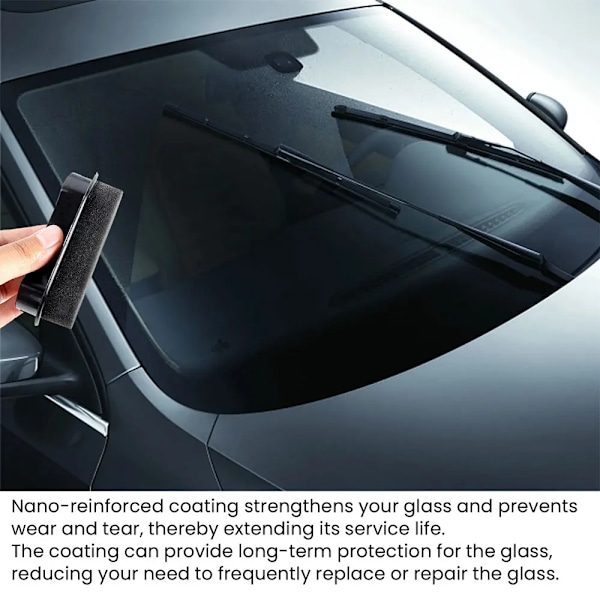 Ny Nano Coat Envägs spegel för Windows Bil Rearview Speglar svamp rengöring borste