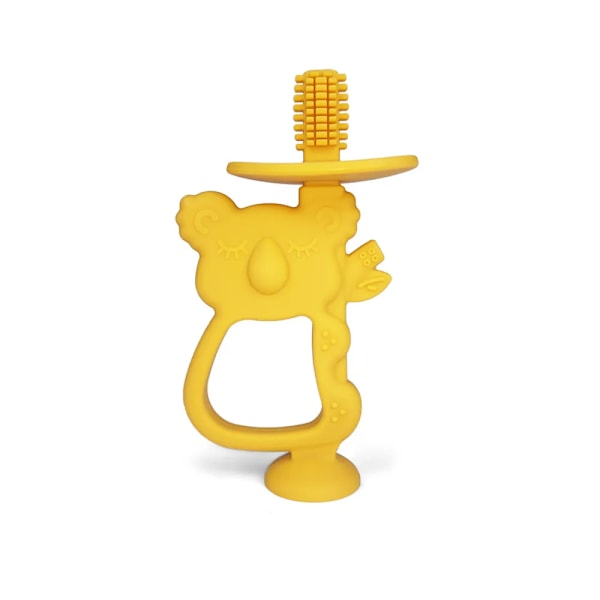 Baby Silicon Trening Tannbørste BPA Gratis Dyr Koala Safe Toddle Binning Tygge Leker