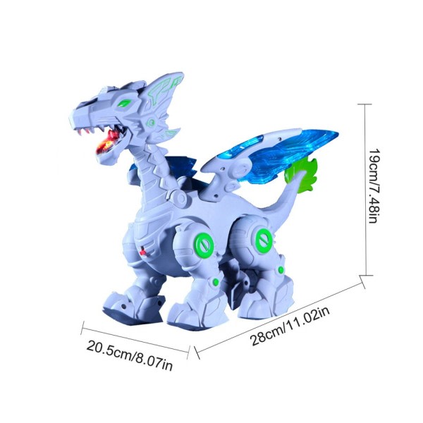 Dinosaurie sprayer leksak dinosaurie sprayer leksak elektrisk drake leksak  med vatten dimma sprayer bryllande ljud leksak 176e | Fyndiq