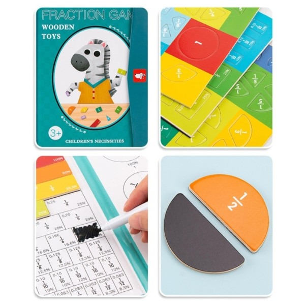 102 kpl setti sateenkaari magneetti murto kuutiot kirja lapset oppimis opetus matematiikka lelut