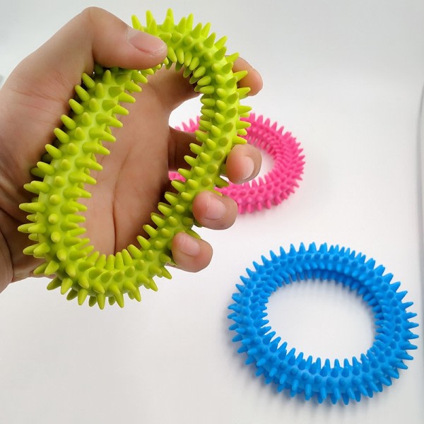Spiky Sensorisk Taktilt Ring Børn Antistress armbånd fidget legetøj