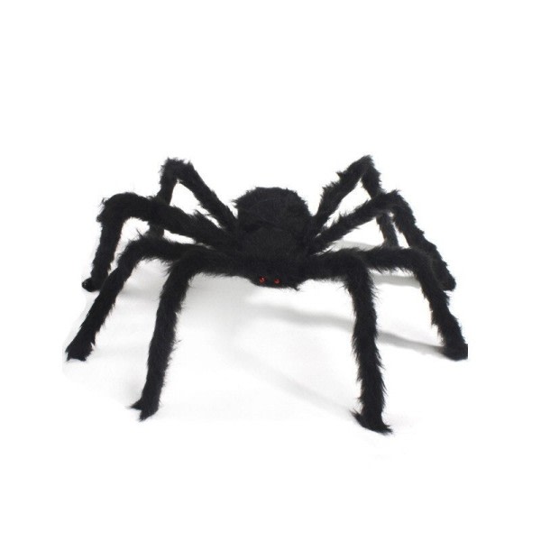 150 cm Oversized Plysj Sort Edderkopp Halloween Fest Dekorasjon