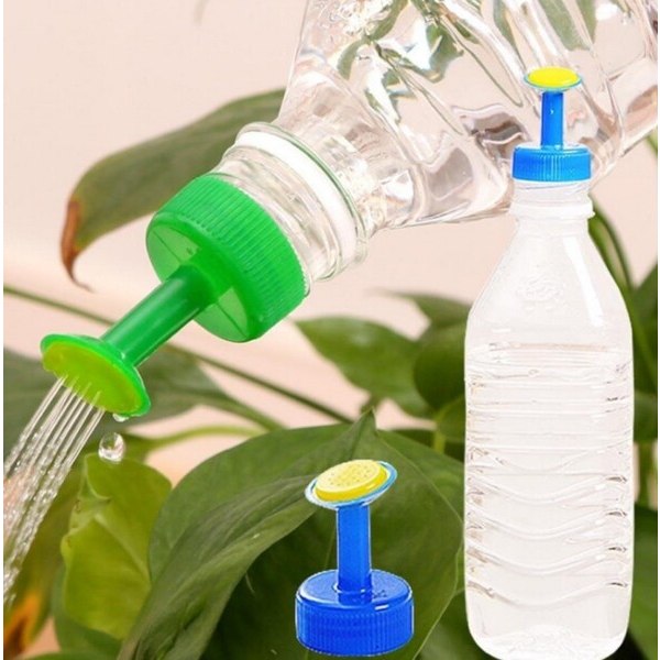Plast flaska topp vattnare munstycke dusch sprinkler växt vattningsburkar