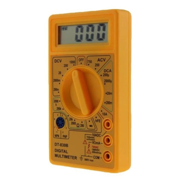 Dt-830 Dcv Dca Diod Digital Multimeter Acv Med 9v batteri