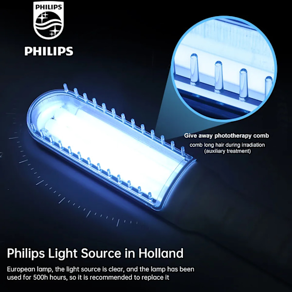 UVB Fototerapi Lampe Enhed til Vitiligo Behandling UV Smalt bånd Ultraviolet Lys terapi