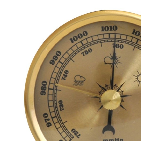 Husholdning Barometer Trykk Måler Vær Stasjon Vegg Hengende Atmosfærisk Multifunksjon Termometer