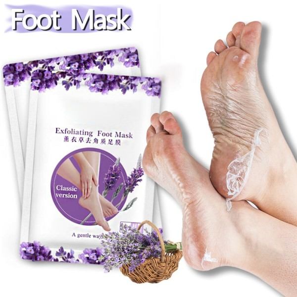 5 par eksfolierende fod maske fod SPA pedicure sokker fjernelse død hud blegning hæle fødder afskalning anti revnet fod hudpleje