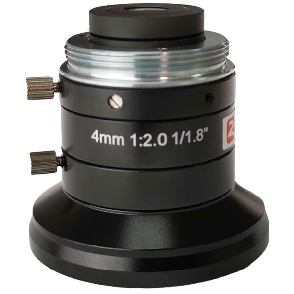 C Mount 4mm manuell blenderåpning linse