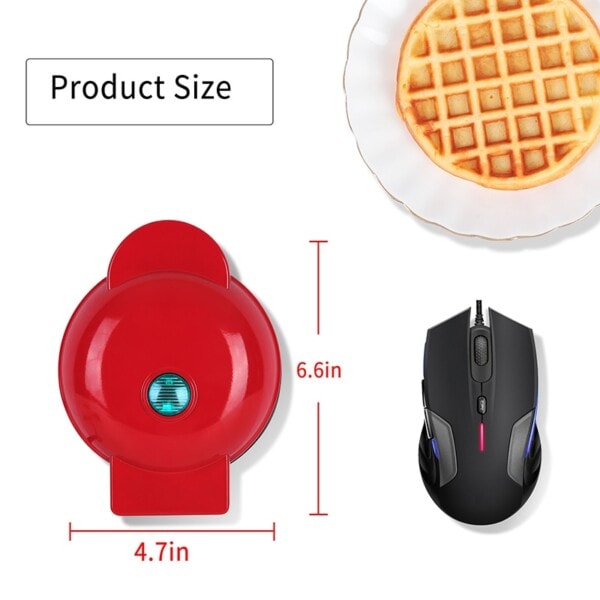 Uusin kannettava koti mini aamiainen kone vohveli kone