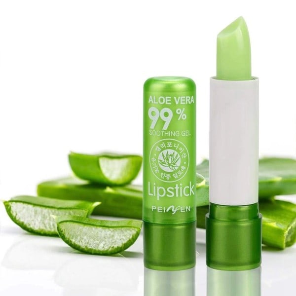 Aloe Vera Læbestift Farve Humør Forandrende Langvarig Fugtgivende Læbestift