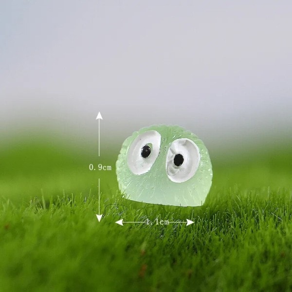 20 stykker Lysende Briketter Alfer Sort Ball Sprite And Figurine Hjem Dekor