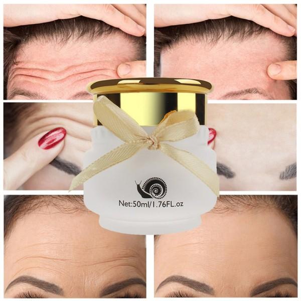 Ansigt creme Snegl Serum Rynke Fjerner Collagen Lifting Opstrammende Anti Aging Fade Fine Liner Fugtighedscreme