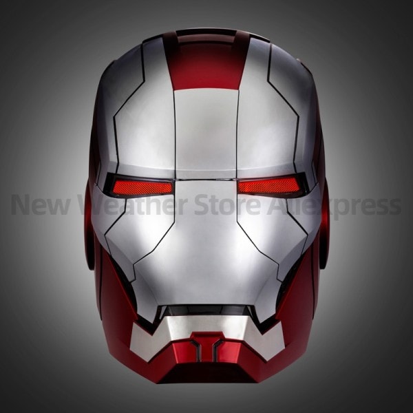 Iron Man Hjelm 1:1 MK5 Elektrisk Multi-piece Åbning og lukning hjelm stemme kontrol øjne med lys