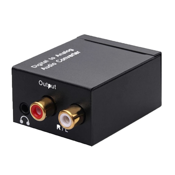 Ljud omvandlare koaxial optisk fiber toslink digital till jack 3,5 mm analog