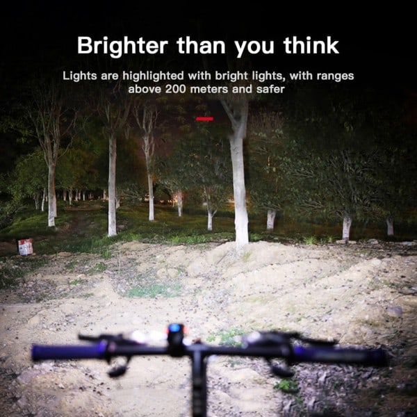 Cykel Lys 1000LM USB Genopladelig Strøm Skærm MTB Bjerg Vejevej Cykel Foran Lampe