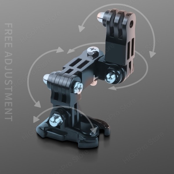 Hjälm rem fäste för Gopro Hero11 10 9 8 7 6 5 4 3 motorcykel Yi osmo Action Sport kamera fäste