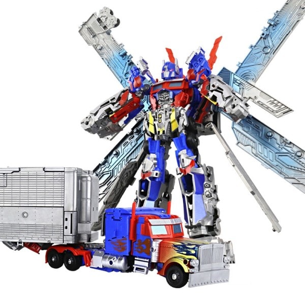 Stor størrelse 52 cm robot bil leketøy transformasjon modell deformasjon container lastebil  action figur