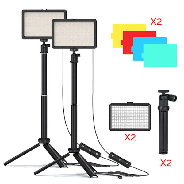 Valokuvaus LED video valo paneeli valaistus valokuva studio lamppu sarja