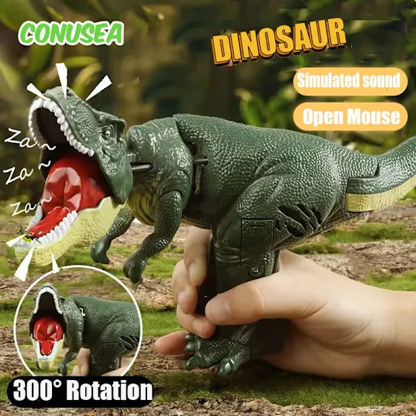 Dinosaurier Zazaza Tryck Dinosaurier Zaza Toy with Ljud Barn's Fidget Toys Dekompression Toy