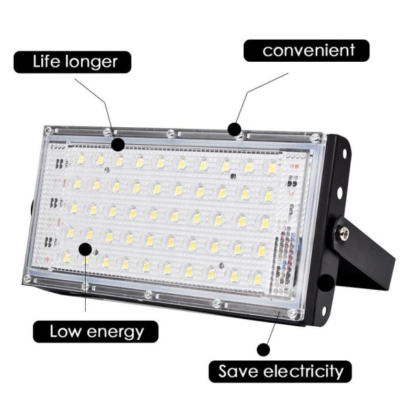 Led Floodlight 50W Vandtæt IP65 Udendørs LED Reflektor Lys