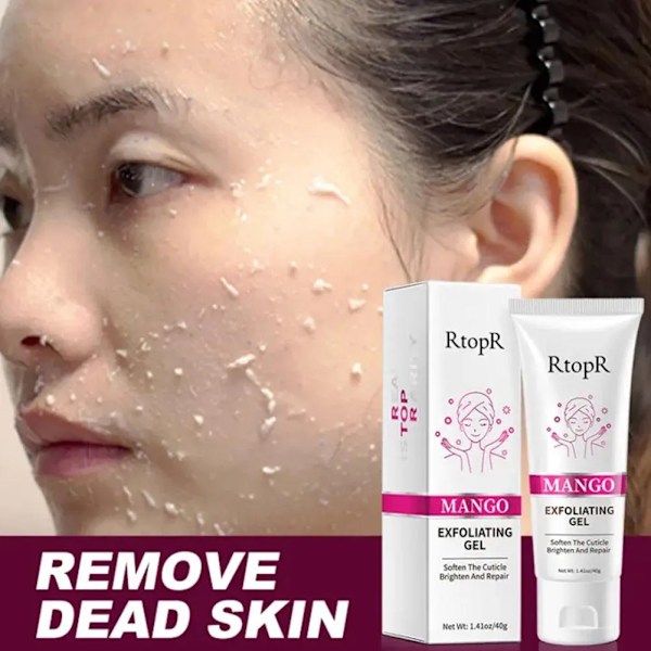 Ansikte Exfolierande kräm hudvård blekning fuktighetskräm reparation ansiktsskrubb rengöring akne pormaskar behandling ta bort ansiktskräm