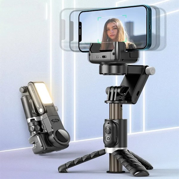 360 Rotation Følgende Shooting Mode Gimbal Stabilizer Selfie Stick Stativ Gimbal