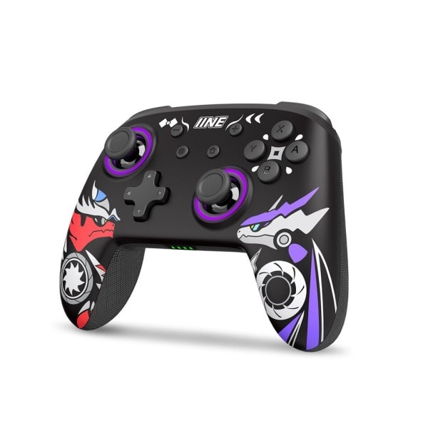 IINE Kultainen-Vihreä Langaton Wake Up NFC Ohjain Yhteensopiva Nintendo Switch% 2FOLED