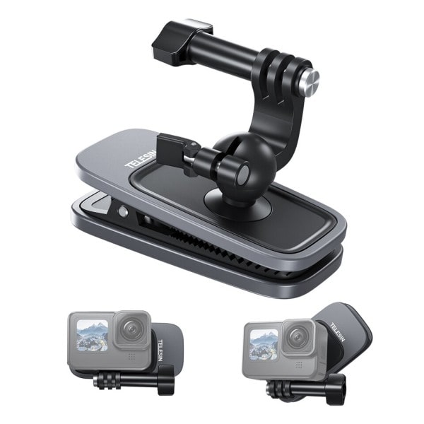 GoPro Hero 11 10 9 8 7 6 Ryggsäck Clip 360 Rotary Clip Mount