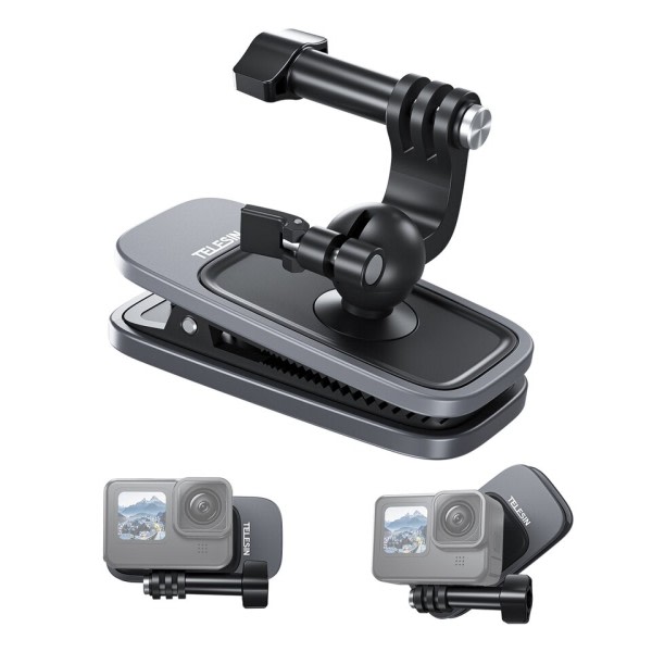 GoPro Hero 11 10 9 8 7 6 Rygsæk Clip 360 Rotary Clip Mount