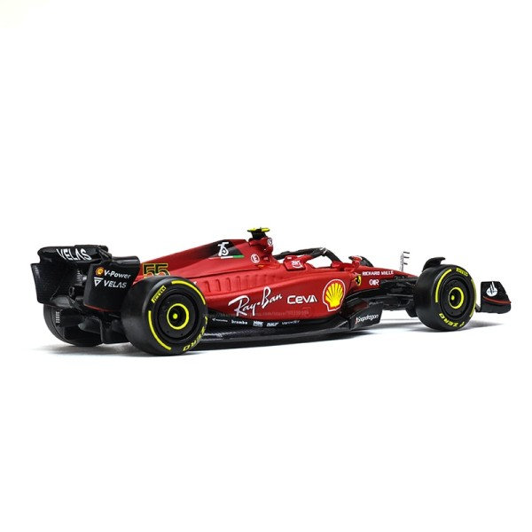 F1 Scuderia Ferrari F1-75 #16 Leclerc #55 Sainz Legering Luksus Kjøretøy Diecast Biler Modell Leketøy