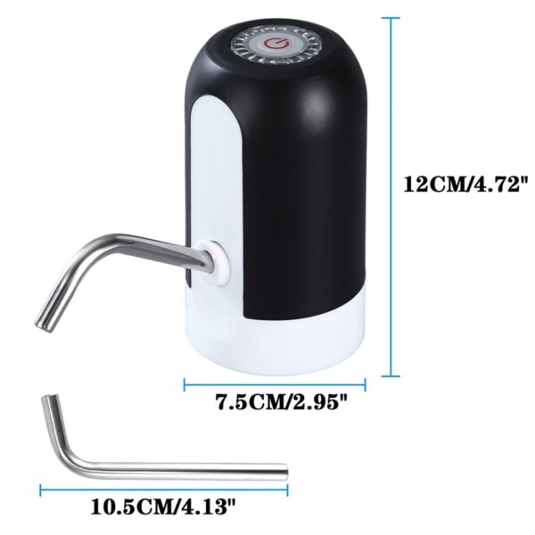 Vatten flaska pump USB laddning automatisk elektrisk vatten dispenser pump flaska