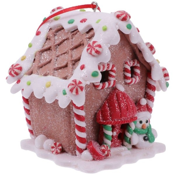 Jul LED Harpiks Hus pynt Vakker Lysende Hus Pendel LED Belysning Jule Hus