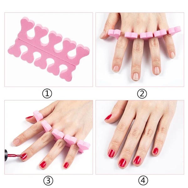 Nail Art Toe Separators Fingre Foots Sponge