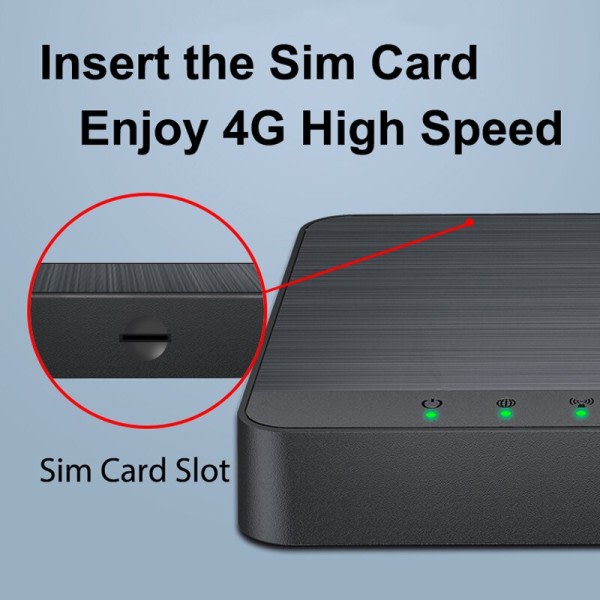 Mini Box Lte Router Wifi SIM Kort Modem