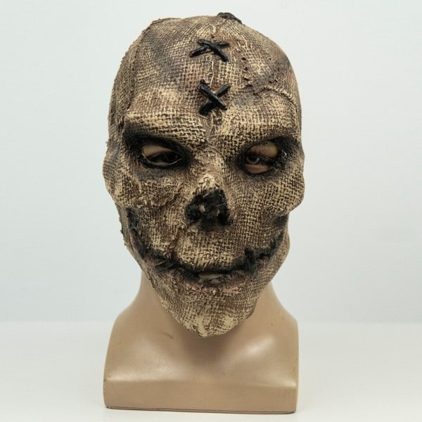 Skräck Mördare Skull Mask Cosplay Skrämmande Skeleton Latex Masker Hjälm Halloween Fest Dräkt Rekvisita