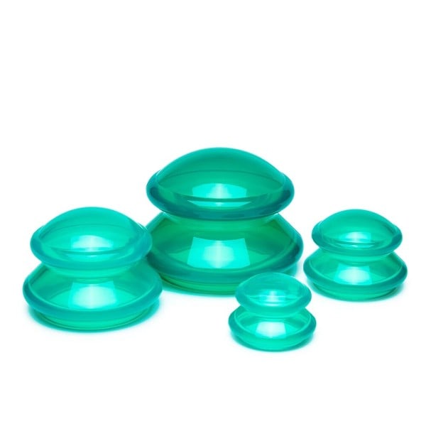 4 stykker  Silicone Massage Kopper Vakuum Sugekop Anti Cellulite Krukke Ansigts Krop Cupping Massage til Krop Afgiftning