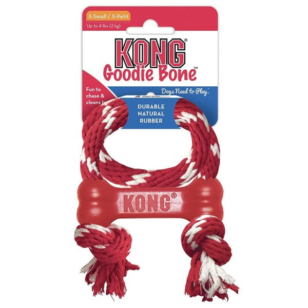 Valp Goodie Bein med Tau - Banner Gummi Tenner Rengjøring Hund Leke