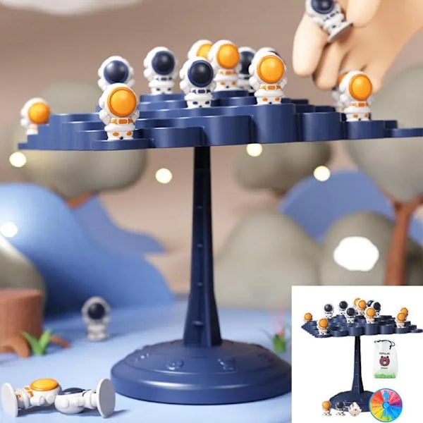 Barn astronauter Balanse Tre Spill Foreldre-barn Interaktivt Bordplate Spill Baby Pedagogisk Matte leke