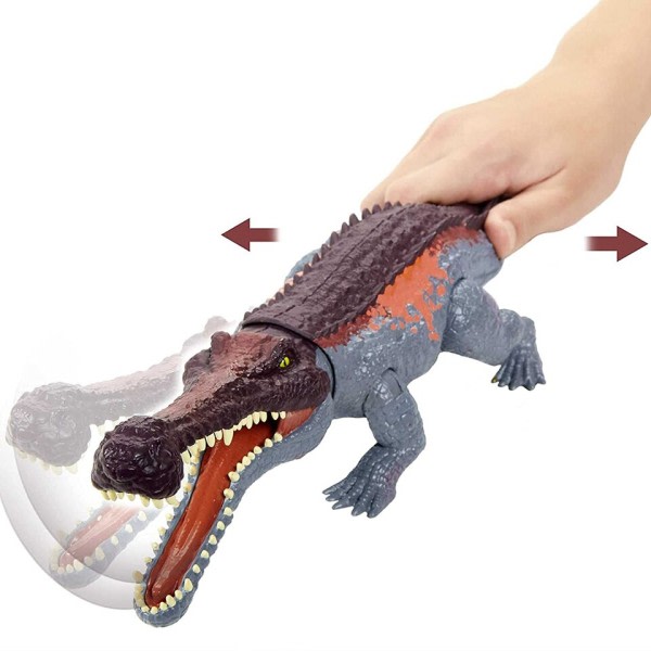 Jurassic World Camp Critaceous Sarcosuchus Dinosaur Leksaker Simulering Action Figur